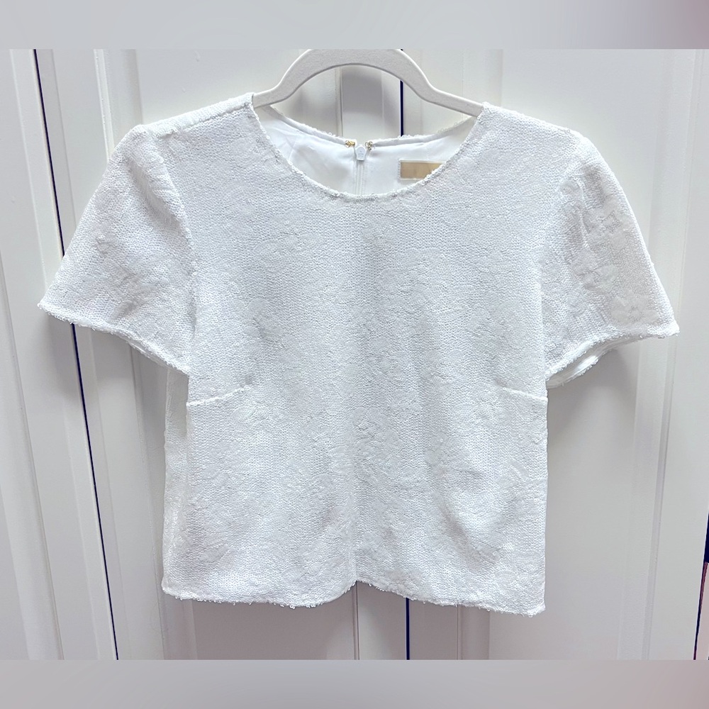 NWOT Michael Kors Sequin crop top